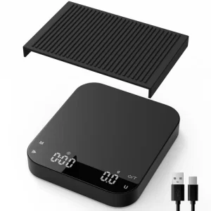 Digital Coffee Scale with Timer & LED Display High Precision Espresso 3KG / 0.1G