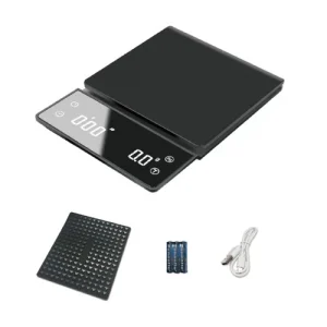 Digital Coffee Scale for w/ Timer 6.6lb/3kg Espresso Coffee Weight Scale LED Dis